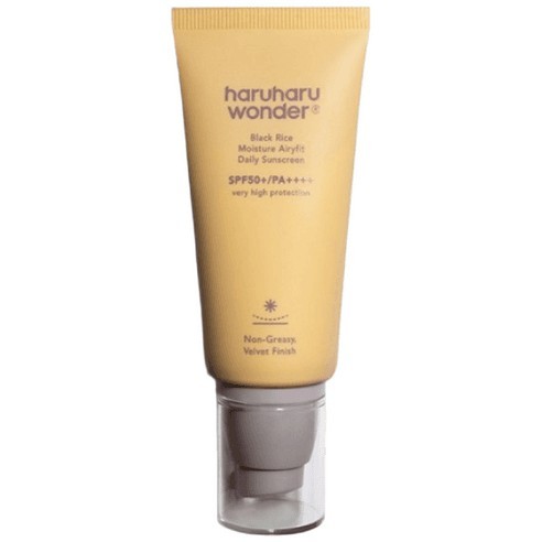 Haruharu Wonder Black Rice Moisture Airy Fit Daily Sunscreen Organic Sunscreen