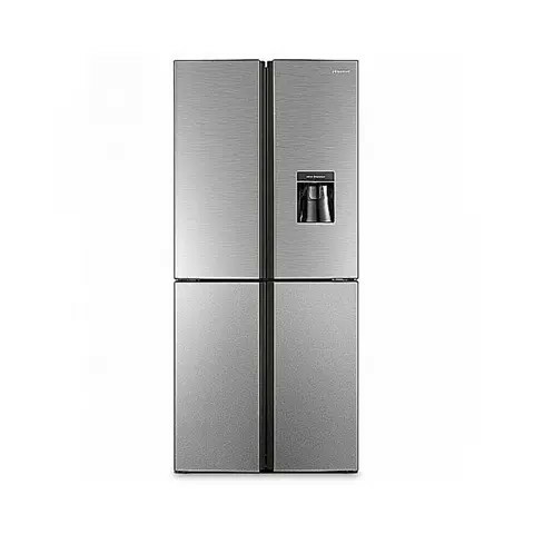 HESENSE FRIDGE H520FI-WD - 394LTR INOX CROSS DOOR WITH WATER DISPENSER NO FROST