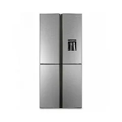 Hisense FRIDGE H520FI-WD - 394LTR INOX CROSS DOOR WITH WATER DISPENSER NO FROST