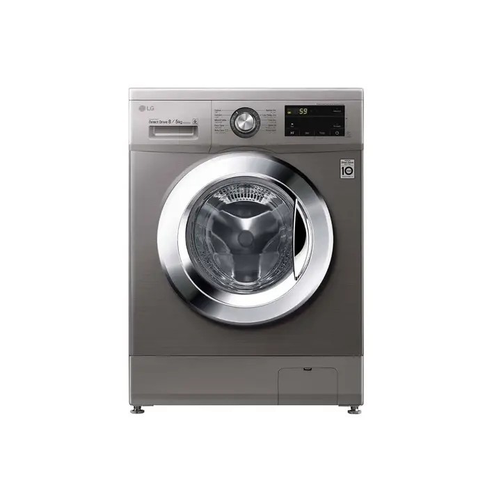 LG F4J3TMG5P Front Load Washer Dryer, 8/5KG - Silver 