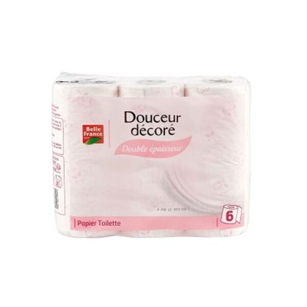 Belle France Toilet Paper  decore 6X