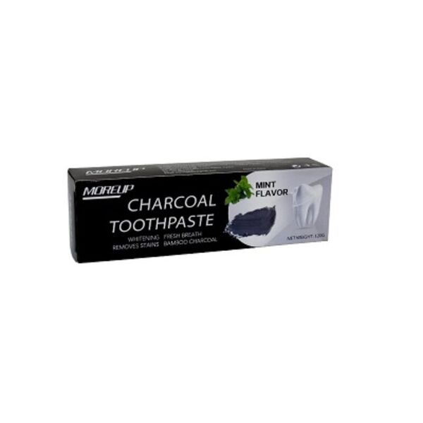 Moreup Tooth Paste charcoal Mint flavor 120g